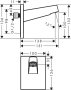 Hansgrohe Pulsify Wall Connector For Overhead Shower 260 - Chrome