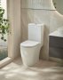 Tavistock Compass Round Open-Back Close Coupled Rimless Toilet