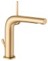 Keuco Edition 400 Single Lever Basin Mixer 150 with Pop-Up Waste - Brushed Brass