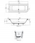 Ideal Standard Concept 170 x 75cm Asymmetric Bath - Left Hand