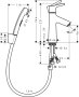 Hansgrohe Talis S Single Lever Basin Mixer with Bidet Spray & Shower Hose 160cm
