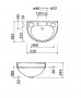 Silverdale Victorian 530mm Cloakroom Basin - Old English White
