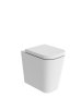 Tavistock Compass Square Comfort Height Back-to-Wall Rimless Toilet
