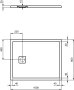 Ideal Standard UltraFlat Evo 1000 x 800mm Shower Tray - Silk White