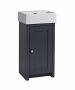 Tavistock Lansdown Matt Dark Grey 400mm Cloakroom Unit and Basin