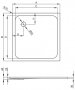 Bette Ultra 900 x 600 x 25mm Rectangular Shower Tray