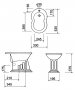 Silverdale Belgravia Freestanding Bidet - White