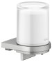 Keuco Collection Moll Lotion Dispenser with Holder & Pump - Stainless Steel