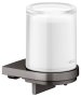 Keuco Collection Moll Lotion Dispenser with Holder & Pump - Brushed Titanblack