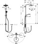 Hansgrohe Croma Select S Showerpipe 280 1jet Reno - Chrome