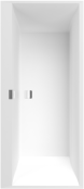 Villeroy & Boch Squaro Edge 12 1800 x 800mm Double Ended Bath - Stone White