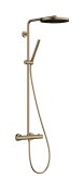 Hansgrohe Pulsify S Puro Showerpipe 260 1jet Ecosmart with Ecostat Fine - Brushed Bronze