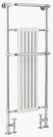 Bayswater Franklyn 1500 x 575mm Chrome and White Towel Rail
