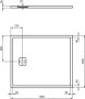 Ideal Standard UltraFlat Evo 1200 x 1000mm Shower Tray - Silk White