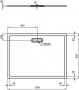 Ideal Standard Ultraflat New 1200 x 900mm Shower Tray with Waste - Silk White