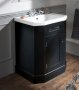 Silverdale Empire 700mm Vanity Unit and Basin - Black