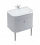 Burlington Bathrooms Chalfont Grey 75cm Single Drawer Vanity Unit