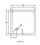 Bette Ultra 850 x 850 x 25mm Square Shower Tray