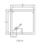 Bette Ultra 900 x 900 x 25mm Square Shower Tray