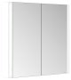 Keuco Somaris 800 x 700mm Wall-Mounted 2 Door Mirror Cabinet - Matt White