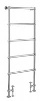 Bayswater Juliet Floor Mounted 1549 x 598mm Chrome Towel Rail