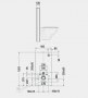 RAK Ecofix Black Obelisk Cistern Cabinet For Wall Hung Pan
