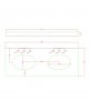 RAK Washington 1200mm Vanity Unit - Cappuccino