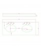 RAK Washington 1200mm Vanity Unit - Black