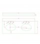 RAK Washington 1200mm Vanity Unit - White