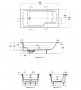 Ideal Standard Concept Freedom 170 x 80cm Idealform Plus Bath - Left Hand