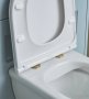 Tavistock Compass Square Closed-Back Close Coupled Rimless Toilet