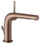 Keuco Edition 400 Single Lever Basin Mixer 120 with Pop-Up Waste - Brushed Red Gold