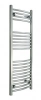 Redroom Elan Curved Chrome 800 x 600mm Towel Radiator