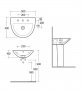 RAK Morning 50cm 1 Tap Hole Basin