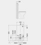 RAK Ecofix White Obelisk Cistern Cabinet For Wall Hung Pan