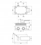 RAK Resort Thermostatic Dual Outlet Concealed Shower Valve