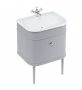 Burlington Bathrooms Chalfont Grey 65cm Single Drawer Vanity Unit