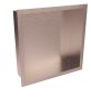 Scudo 300 x 300mm Inset Shower Niche - Brushed Bronze