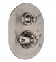 Perrin & Rowe Concealed Thermostatic Shower with Plate and CH Handles