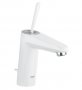 Roca Eurodisc Joy Single Lever White Basin Mixer