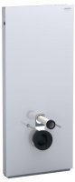 Geberit Monolith White Glass 114cm Sanitary Module For Wall Hung WC with Straight Connector