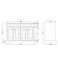 RAK Washington 1200mm Cappuccino Basin Unit