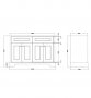 RAK Washington 1200mm Vanity Unit - Grey