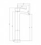 RAK Metropolitan Tall Mono Basin Mixer Tap