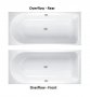 Bette Ocean Rectangular Bath 170 x 75cm (Overflow Rear)
