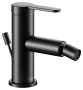 Keuco IXMO Single Lever Bidet Mixer with Pop-Up Waste (Flat Round Rosette) - Matt Black