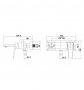 RAK Dimensions Wall Mounted Bath Shower Mixer