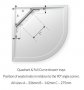 Kudos Connect 2 1000 x 900mm Offset Quadrant Shower Tray