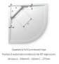 Kudos Connect 2 1200 x 900mm Offset Quadrant Shower Tray