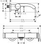 Hansgrohe Vivenis Single Lever Bath Mixer for Exposed Installation - Matt White